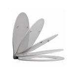 Καπάκι Τουαλέτας Βακελίτη GARAN (Slim) Soft Close, Duroplast σε Λευκό - 2609 by ΕΒΙΟΠ - Image 3