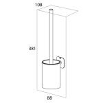 Tiger Colar Πιγκάλ Επιτοίχιο Polished stainless steel 1314830346 - Image 9