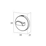 Tiger Noon Άγκιστρο small Chrome 1322030346 - Image 6