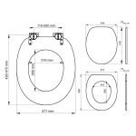 Tiger Blackwash Καπάκι Λεκάνης MDF Black 252030746 - Image 9