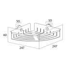 Tiger Boston Ράφι Γωνιακό 24.7 cm Black 304730746 - Image 5