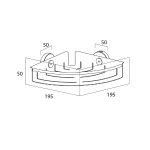 Tiger Boston Ράφι ΄Γωνιακό 19.5 cm Black 304830746 - Image 7