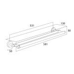 Tiger Boston Κρεμάστρα Διπλή 58.1 cm Black 308630746 - Image 7