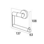 Tiger Boston Χαρτοθήκη Polished stainless steel 309030346 - Image 6