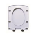 Καπάκι Τουαλέτας Βακελίτη PAROS (τύπου DAMA) Soft Close, Duroplast σε Λευκό - 055 by ΕΒΙΟΠ - Image 4