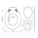 Tiger Old Wood Καπάκι Λεκάνης MDF Brown 800611 - Image 8