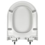 Καπάκι Τουαλέτας Βακελίτη Soft close BIANCO DShape σε Λευκό - 2202 by ΕΒΙΟΠ - Image 4