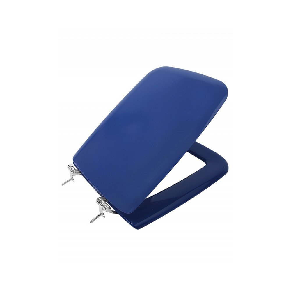 CONCA BLUE Καπάκι Τουαλέτας Βακελίτη Βαρέως Τύπου (Τετράγωνο Σχήμα) CONGA σε Μπλέ - 0506 by ΕΒΙΟΠ - Image 1