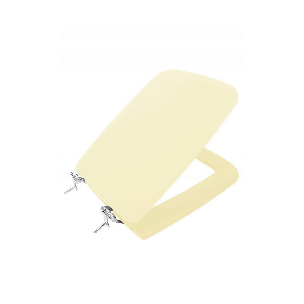 CONCA IVORE Καπάκι Τουαλέτας Βακελίτη Βαρέως Τύπου (Τετράγωνο Σχήμα) CONGA σε Αίβορι - 0509 by ΕΒΙΟΠ - Image 1