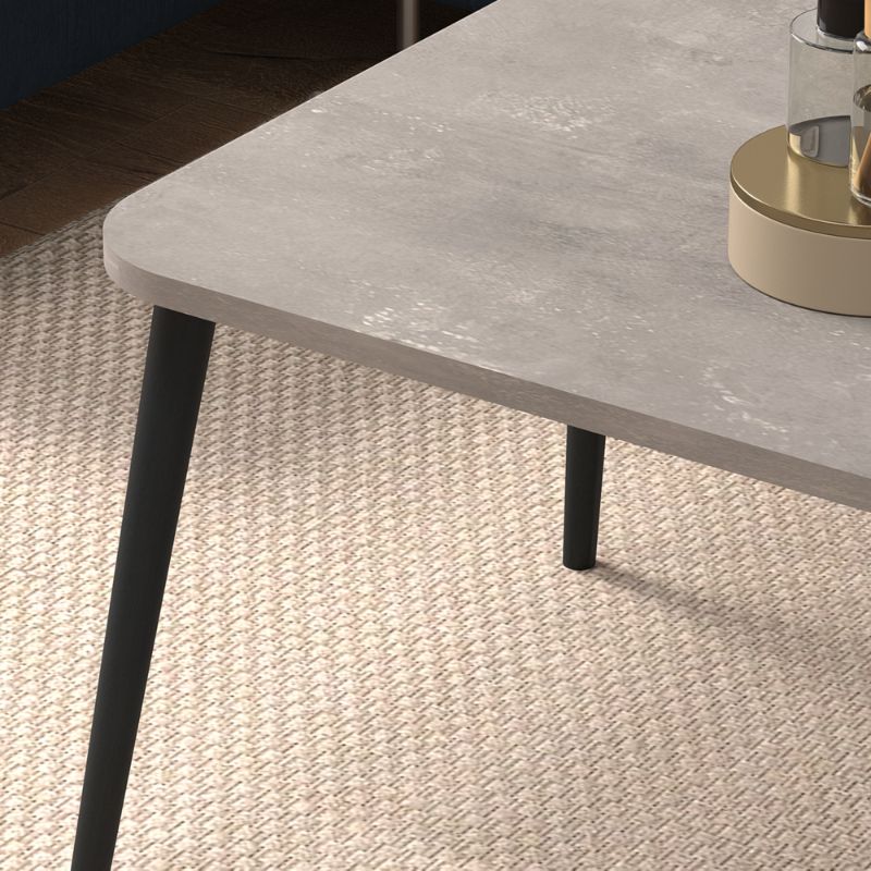 GP022-00316-1 Τραπεζάκι σαλονιού Soul Megapap από μελαμίνη χρώμα γκρι ρετρό 90x55x41εκ. - Image 1