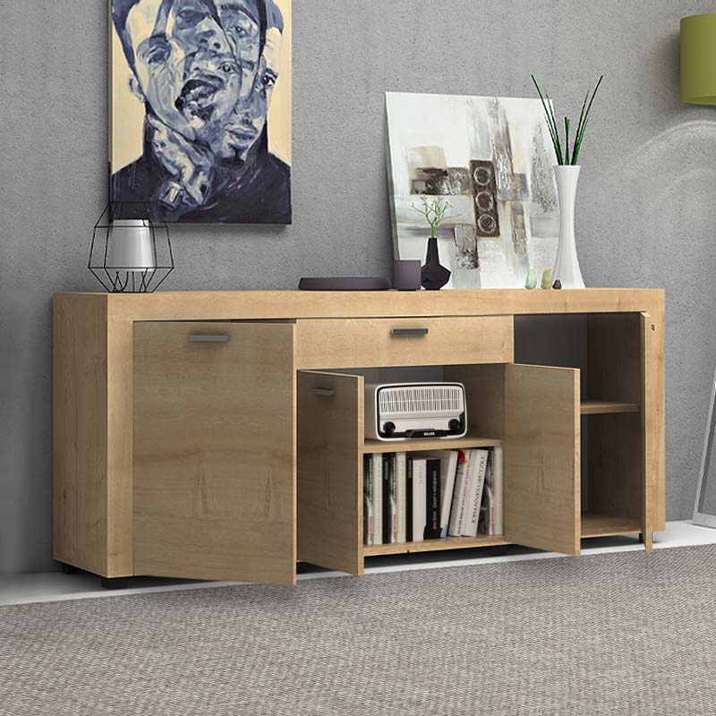 GP028-00811-1 Μπουφές Joseph Megapap χρώμα φυσικό οξιάς 177x40x76εκ. - Image 1