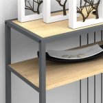 Κονσόλα Kary Megapap χρώμα oak 120x33x90εκ.