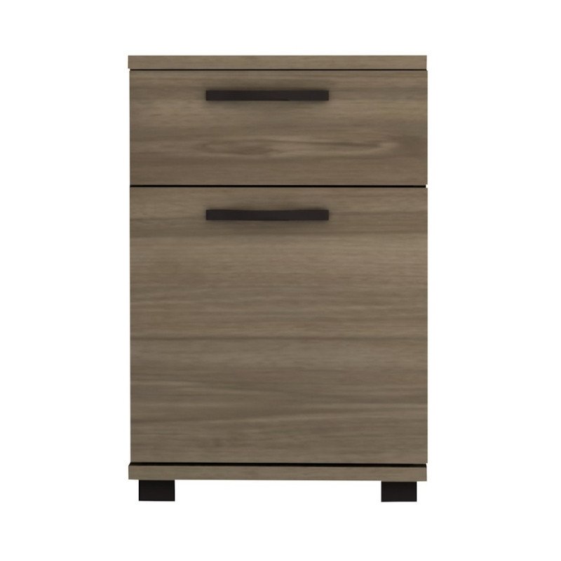 GP028-01182-1 Κομοδίνο - συρταριέρα γραφείου Veto Megapap χρώμα καρυδί 40x39x57εκ. - Image 1