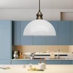 Φωτιστικό οροφής Tomas Megapap E27 μεταλλικό μονόφωτο χρώμα λευκό Ø25x100εκ.