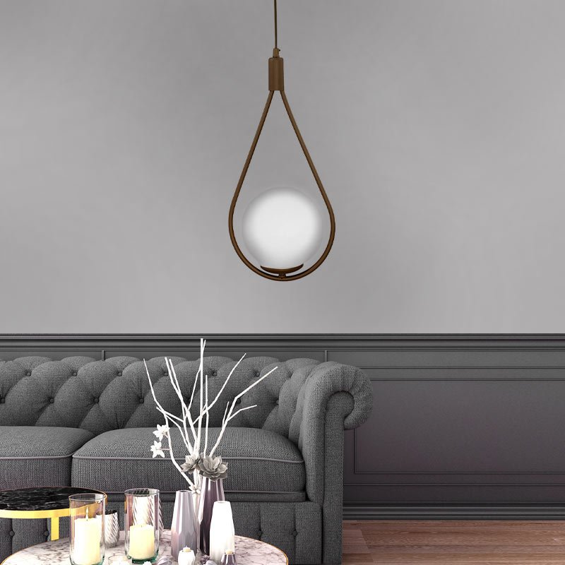 GP030-00064-1 Φωτιστικό οροφής Shemesh Megapap E27 μεταλλικό μονόφωτο χρώμα χρυσό ματ 20x20x85εκ. - Image 1