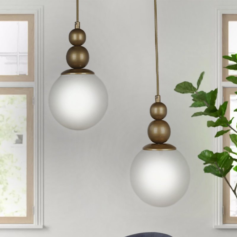 GP030-00432-1 Φωτιστικό οροφής Latona Megapap E27 μεταλλικό δίφωτο χρώμα χρυσό 25x25x80εκ. - Image 1