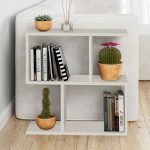 Βοηθητικό τραπεζάκι Homemania Megapap χρώμα λευκό 60x20x60εκ.