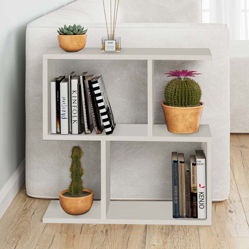 GP037-00183-1 Βοηθητικό τραπεζάκι Homemania Megapap χρώμα λευκό 60x20x60εκ. - Image 1