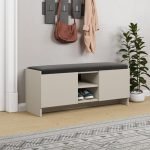 Παπουτσοθήκη Zulla Megapap χρώμα sandstone 110x37x43εκ.