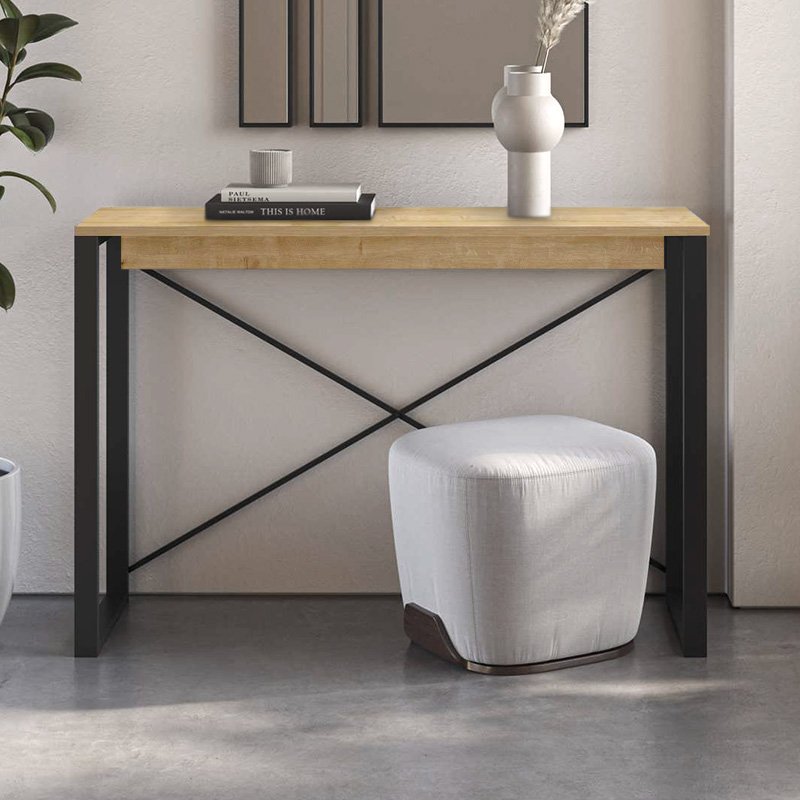 GP037-02232-1 Κονσόλα Archie Megapap χρώμα sapphire oak 110x35x75εκ. - Image 1