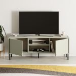 Έπιπλο τηλεόρασης Frem Megapap χρώμα ash green 150x40x55εκ.