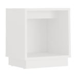 Κομοδίνο Gino Megapap χρώμα λευκό 40x35,3x45εκ.