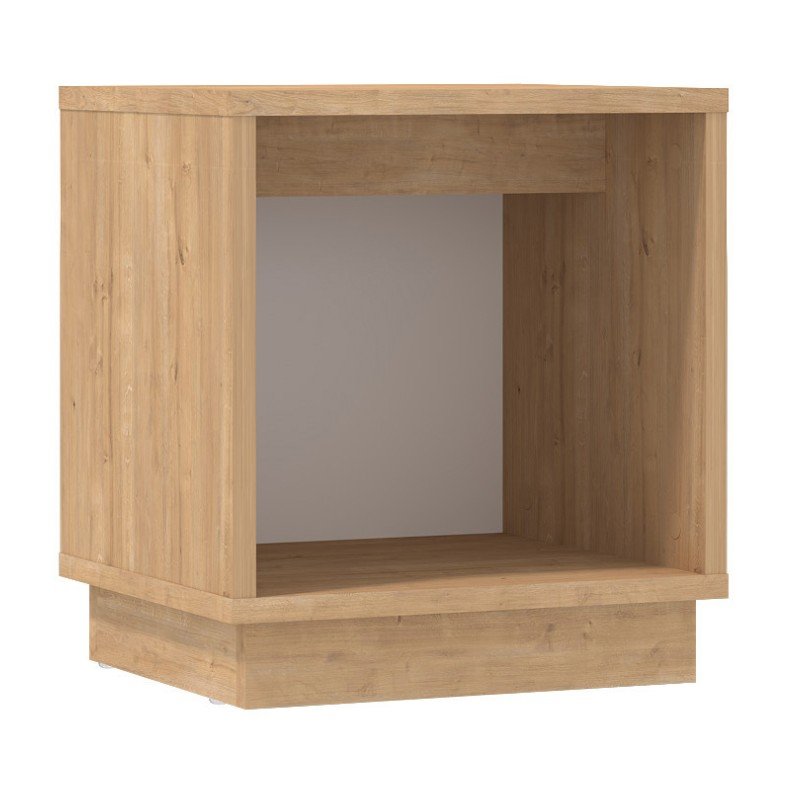 GP041-00932-1 Κομοδίνο Gino Megapap χρώμα sapphire oak 40x35,3x45εκ. - Image 1