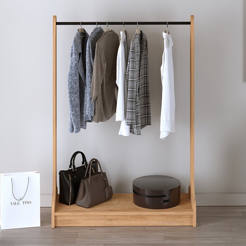 GP041-01001-1 Έπιπλο εισόδου Belgum Megapap χρώμα pine oak 87,3x35x128εκ. - Image 1