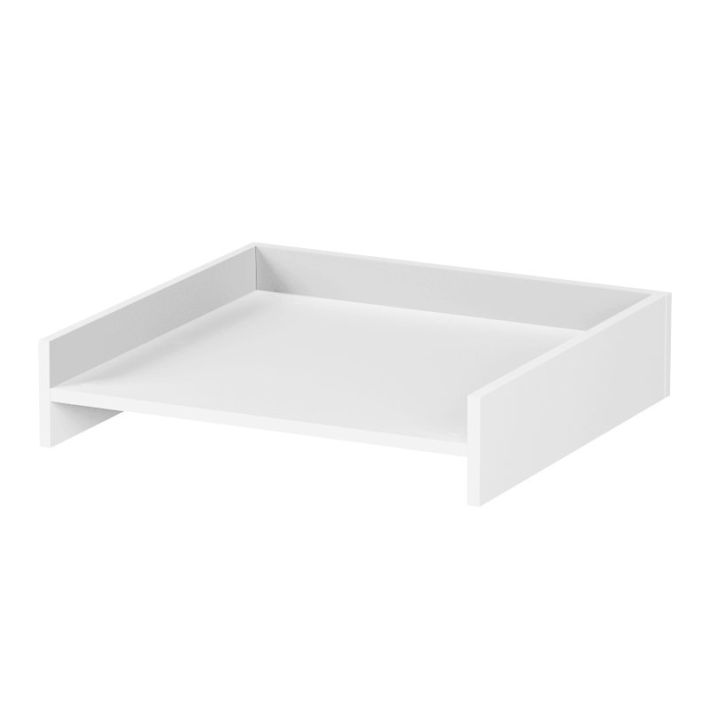 GP041-01091-1 Βάση στήριξης πλυντηρίου - στεγνωτηρίου Sunta Megapap χρώμα λευκό 65,8x61,9x15εκ. - Image 1