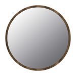 Καθρέπτης τοίχου Glob Μegapap χρώμα καρυδί 59x2x59εκ.