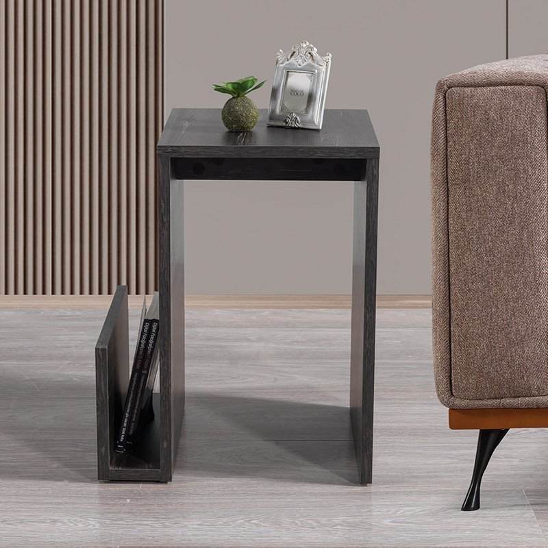 GP042-02501-1 Τραπεζάκι βοηθητικό Regnar Megapap χρώμα rebab 43,1x33,5x52εκ. - Image 1