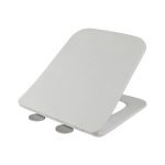 Καπάκι Τουαλέτας Βακελίτη NAXOS (Slim) Soft Close, Duroplast σε Λευκό - 053 by ΕΒΙΟΠ