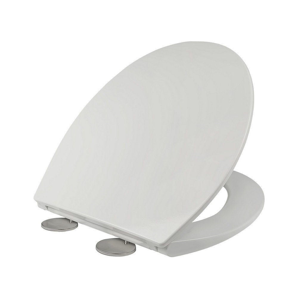 RODOS-PLAGIA Καπάκι Τουαλέτας Βακελίτη RODOS (τύπου ΡΕΒΕΡΑ) Soft Close, Duroplast σε Λευκό - 062 by ΕΒΙΟΠ - Image 1