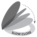 Καπάκι Τουαλέτας Βακελίτη Soft close BIANCO DShape σε Λευκό - 2202 by ΕΒΙΟΠ - Image 3