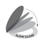 Καπάκι Τουαλέτας Βακελίτη HPA Universal, Soft Close, Thermoplast σε Λευκό - 19-02 by ΕΒΙΟΠ - Image 6