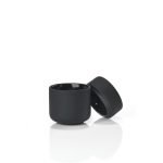 Δοχείο για Βαμβάκια & Μπατονέτες Ume από πορσελάνη Black - 15753 By Zone Denmark