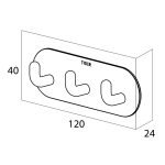 Tiger Rondo Άγκιστρο Τριπλό Brushed stainless steel 1117330942 - Image 3