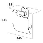 Tiger Colar Χαρτοθήκη με Κάλυμμα Polished stainless steel 1314130346 - Image 8