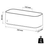 Tiger 2-Store Επιτοίχιο Ράφι 25 cm White 1500010146 - Image 11