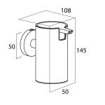 Tiger Boston Δοχείο Κρεμοσάπουνου Επιτοίχιο 240 ml Polished stainless steel 306330346 - Image 7