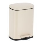 Σετ Καλάθι μπάνιου ορθογώνιο  με κάλυμμα soft close μαζί με πιγκάλ 18,5x21x29,5 cm Eurocasa