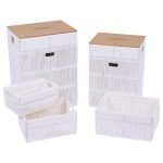 Σετ 5 τεμάχια καλάθια 40χ30χ52 cm Eurocasa