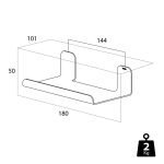 Tiger Colar Ράφι 18 cm Black 1313230746 - Image 9