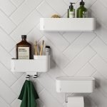 Tiger 2-Store Επιτοίχιο Ράφι 35 cm White 800381 - Image 7