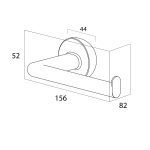 Tiger Cooper Χαρτοθήκη L-shape Polished gold 800551 - Image 5