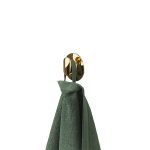 Tiger Cooper Άγκιστρο medium με αυτοκόλλητη βάση τοίχου Polished gold 800555