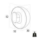 Tiger Cooper Άγκιστρο large Polished gold 800556 - Image 6