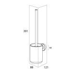 Tiger Cooper Πιγκάλ Επιτοίχιο Black / Polished gold 800557 - Image 8