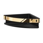 Tiger Cooper Ράφι Γωνιακό 21 cm Black / Polished gold 800563 - Image 3