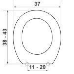 Κάλυμμα Τουαλέτας Βακελιτικά - ΙΘΑΚΗ Universal σε Λευκό 0044 by ΕΛΒΙΤ - Image 2